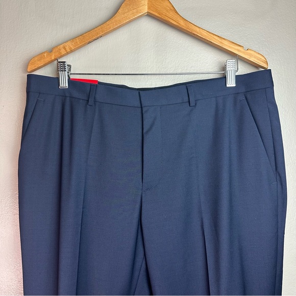 Hugo Boss-Simmons M204x Navy Performance Super Flex trousers Sz 36R - Picture 4 of 13